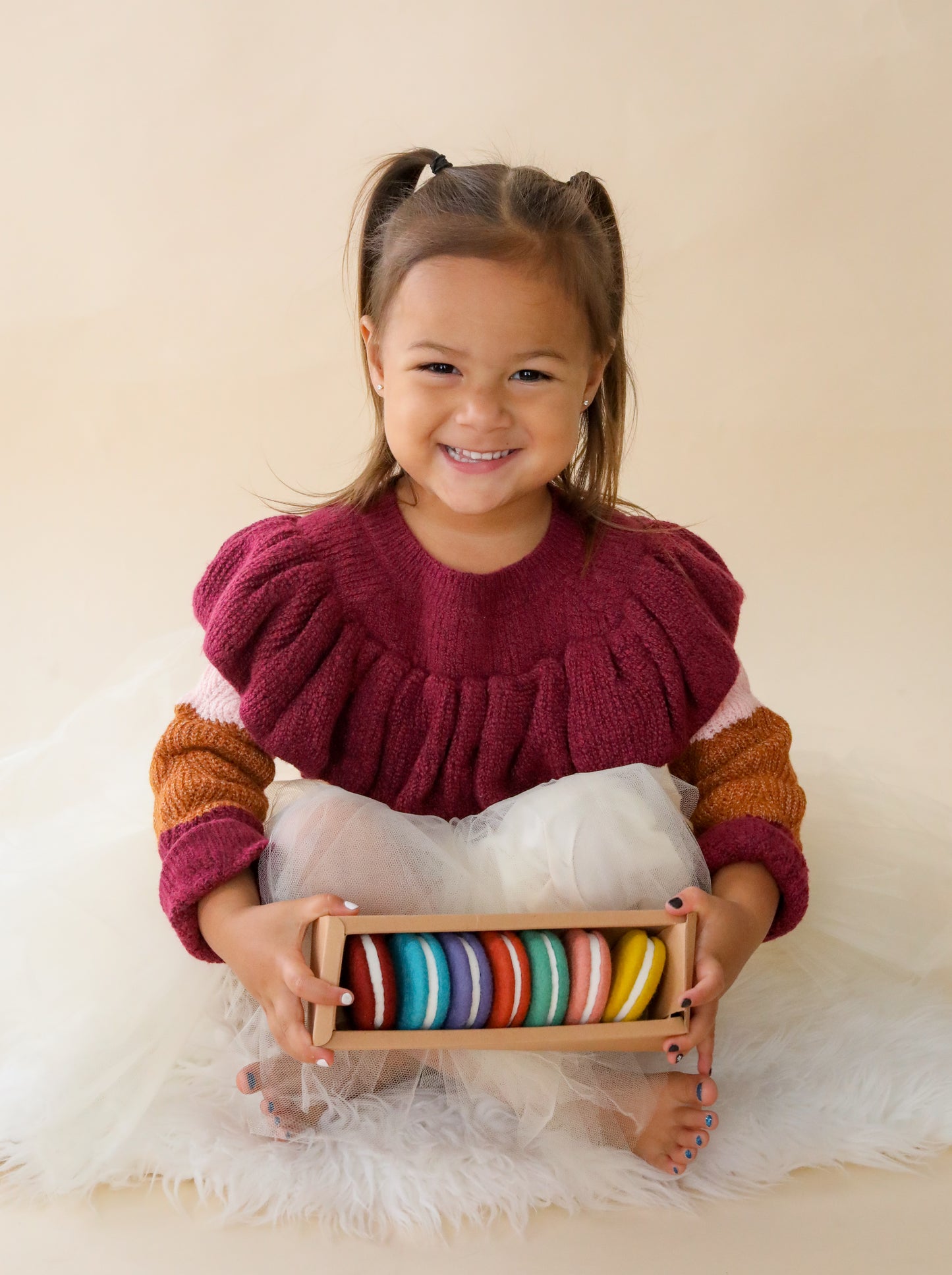 Felt Macaroon Play Set