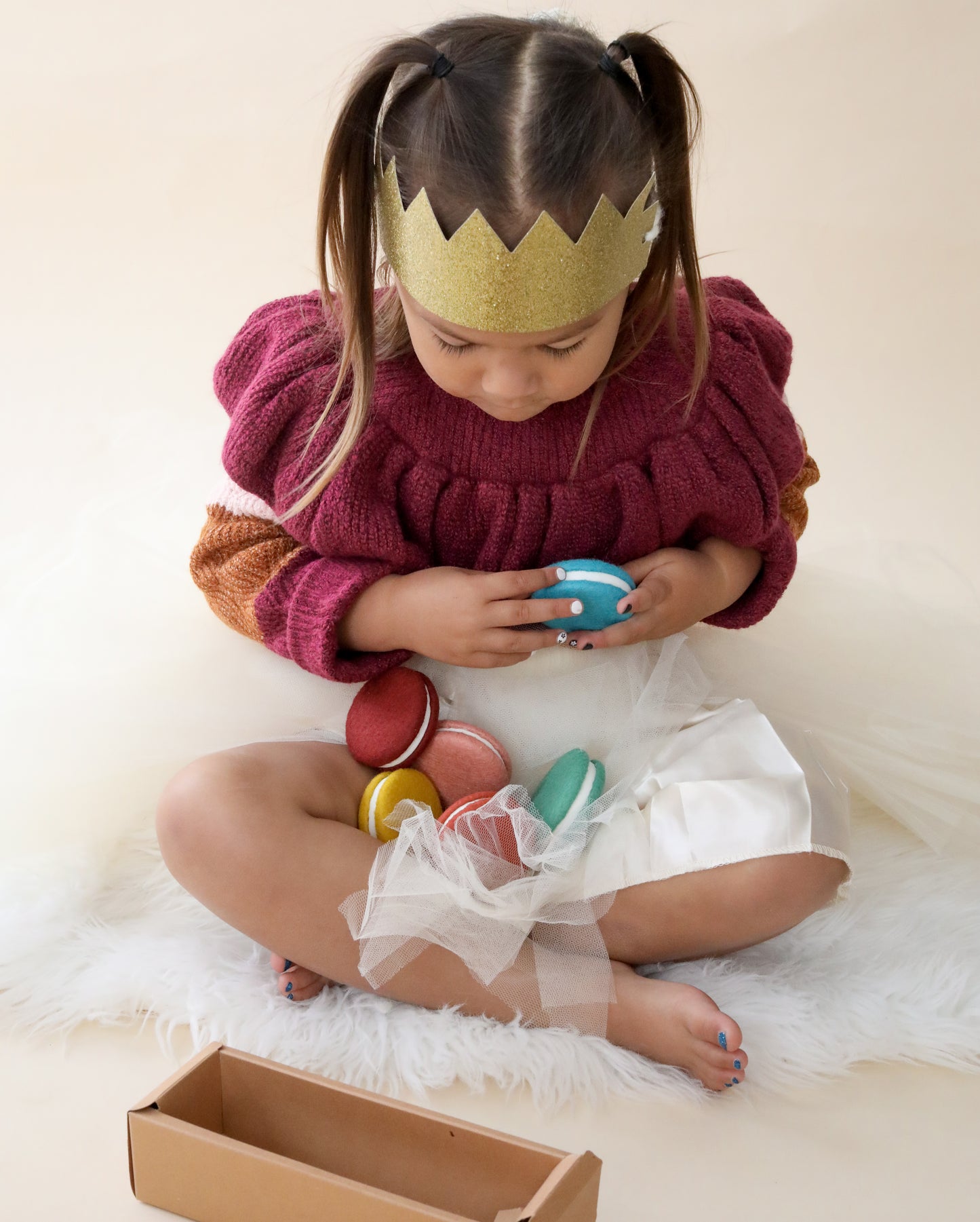 Felt Macaroon Play Set