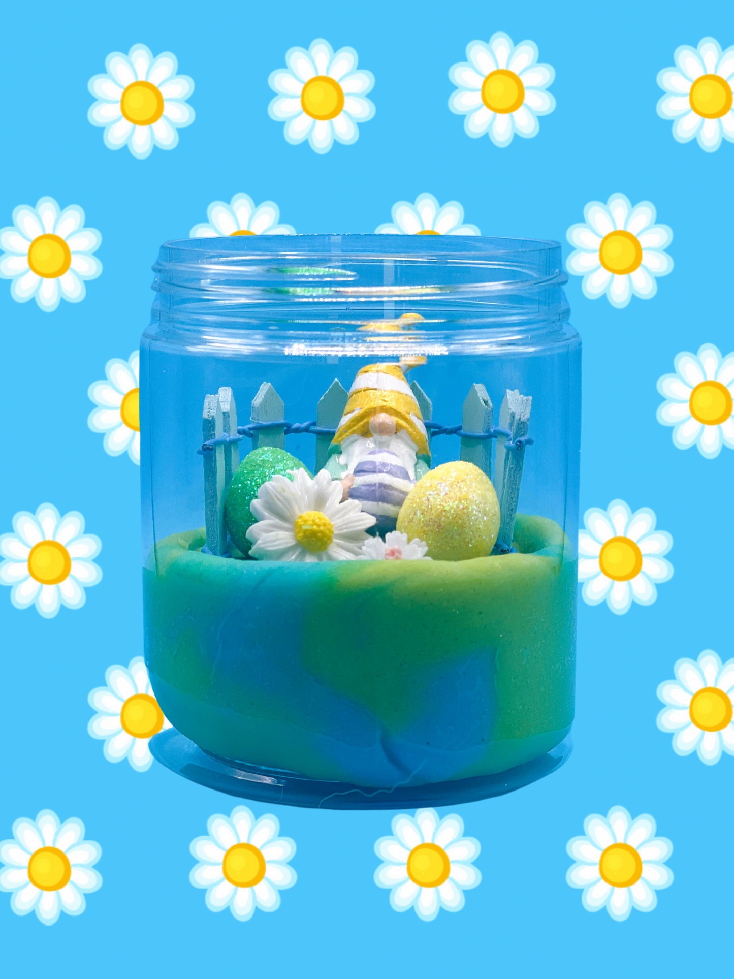 Small Scene Play Dough Jars