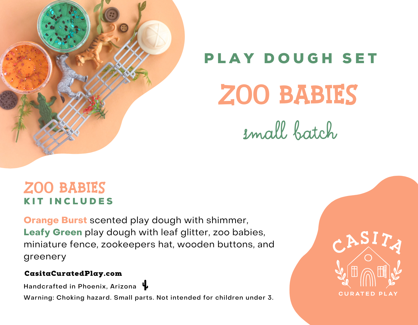 Zoo Babies Play Dough Gift Box