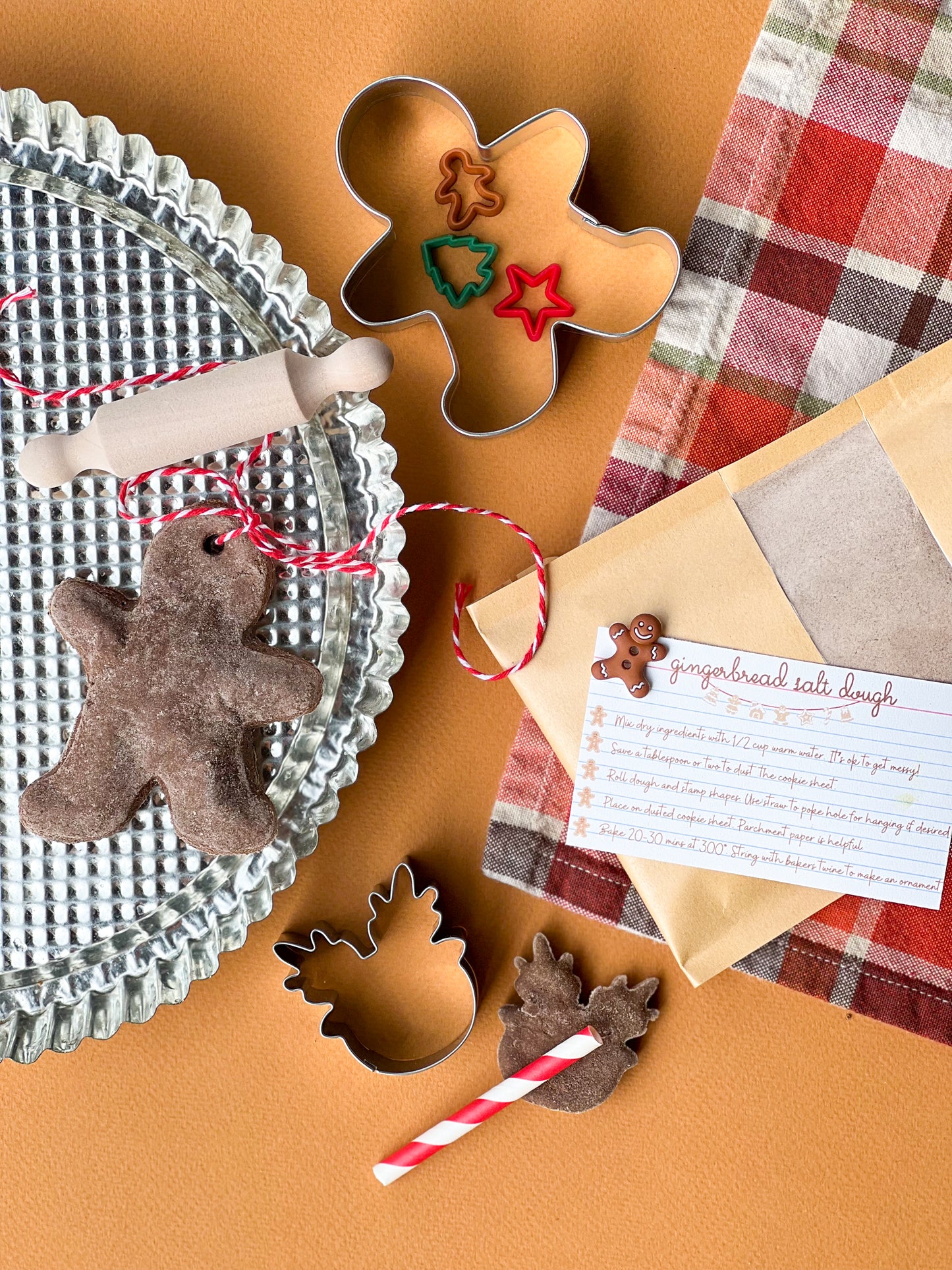 Gingerbread Salt Dough Craft Kit