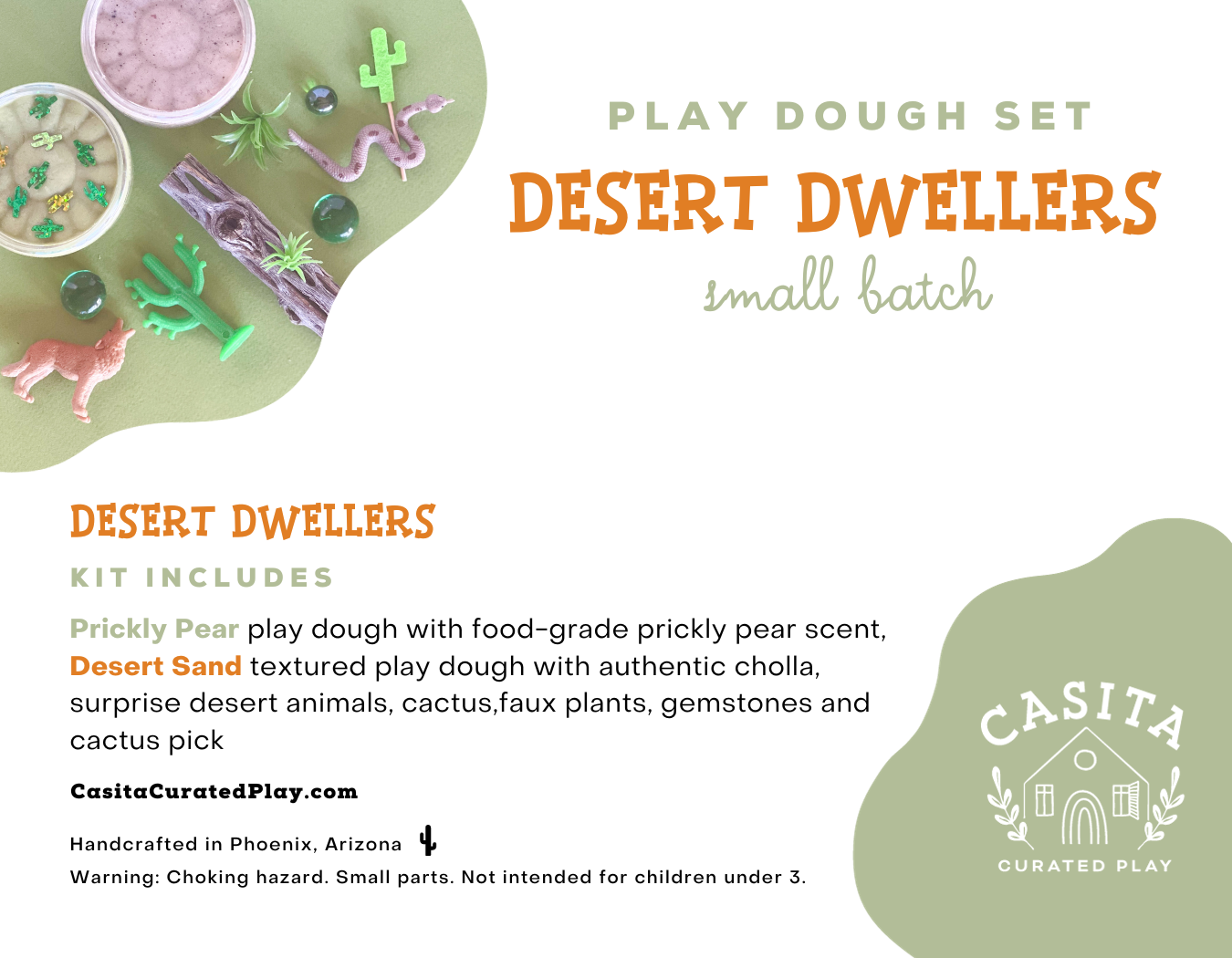 Desert Dwellers Play Dough Gift Box